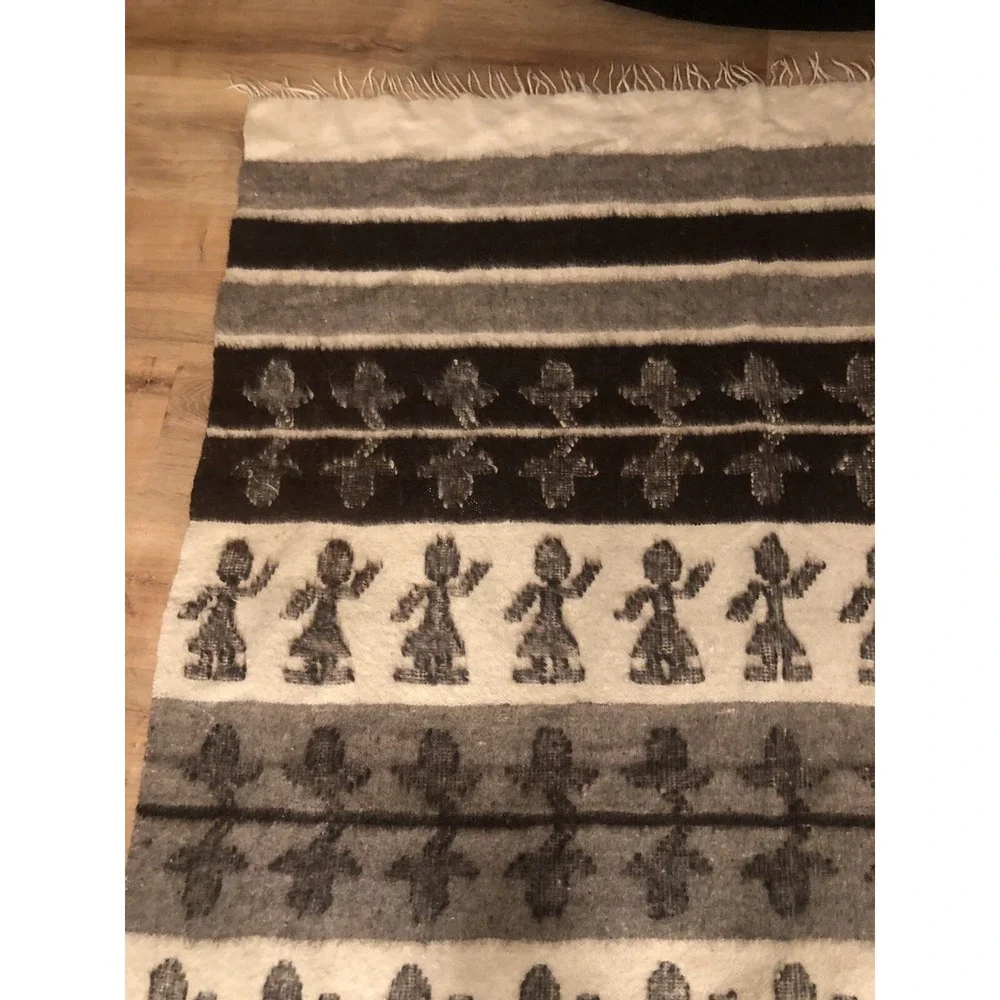 New Zealand 100% Wool Blanket/Rug/Throw Brown Colors (80